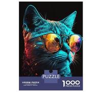 Puzzles De 1000 Pièces pour Adolescents CoolCatNumeroDos Puzzle Adulte Jeu Familial Décoration Parfaite Activités Amusantes À La Maison 70x50cm/1000pcs