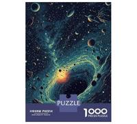 Puzzles De 1000 Pièces pour Adolescents Cosmic Galaxy Space Swirl Puzzle Adulte Jeu Manuel Défi Difficile Cadeaux pour Amis Et Famille 70x50cm/1000pcs