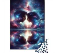 Puzzles De 1000 Pièces pour Adolescents Cosmic Love Reflection Puzzle pour Adolescents Améliore La Mémoire Stimulant À Compléter Apprentissage Jouets Éducatifs 38x26cm/1000pcs
