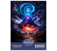 Puzzles De 1000 Pièces pour Adolescents Cosmic Mountain Landscape Puzzle Adulte Jeu Manuel Défi Difficile Cadeaux pour Amis Et Famille 70x50cm/1000pcs