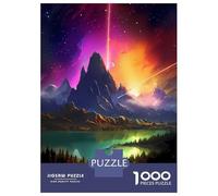 Puzzles De 1000 Pièces pour Adolescents Cosmic Mountain Landscape Puzzles pour Adultes Jeu Familial Cadeaux pour Femmes Difficile Et Stimulant 70x50cm/1000pcs