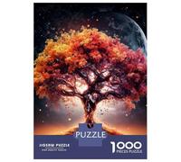 Puzzles De 1000 Pièces pour Adolescents Cosmic Tree of Life Puzzles pour Adultes, Jouets, Décoration Murale, Cadeaux Uniques pour Femmes, Anniversaires Et Présents 52x38cm/1000pcs