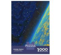 Puzzles De 1000 Pièces pour Adolescents Cosmic Wanderer Earth and Starry Sky Puzzle pour Adultes Jeu Manuel Amusant Et Humoristique Aide À Exercer Le Cerveau 70x50cm/1000pcs