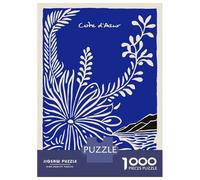 Puzzles De 1000 Pièces pour Adolescents Côte DAzur Floral Landscape Art Puzzles pour Adultes : Améliore La Mémoire, Défi Éducatif, Cadeau Anti-Stress 70x50cm/1000pcs