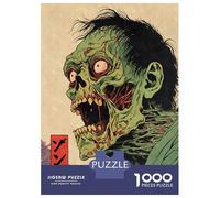 Puzzles De 1000 Pièces pour Adolescents Creepy Japanese Zombie Puzzles pour Adolescents, Jouets À Monter Soi-même, Analyse Et Logique, Cadeau d'anniversaire Ou De Noël 38x26cm/1000pcs
