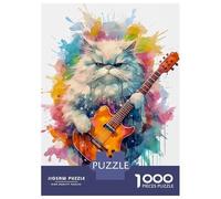 Puzzles De 1000 Pièces pour Adolescents Cute Persian Cat Puzzles pour Adultes, Jeu Familial, Assemblage De Motifs, Cadeaux d'anniversaire Uniques 70x50cm/1000pcs