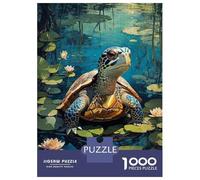 Puzzles De 1000 Pièces pour Adolescents Cute Turtle Puzzle pour Adultes Relax Games Hand Speed Race Offre Cadeaux pour Toute La Famille 70x50cm/1000pcs