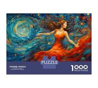 Puzzles De 1000 Pièces pour Adolescents Dancing The Night Away Puzzles pour Adolescents - Jeu Manuel - Décoration Murale - Défi À Relever 52x38cm/1000pcs