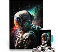Puzzles de 1000 pièces pour Adolescents Découverte des astronautes Jeu intellectuel Jouet Renforcer l'amour Entre Les Couples 50x70cm
