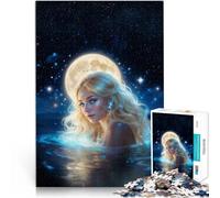 Puzzles de 1000 pièces pour Adolescents Déesse de la Lune Jouets Jeux éducatifs Soulagement du Stress Jeu de défi Unique 75x50cm