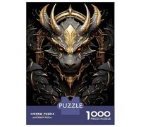 Puzzles De 1000 Pièces pour Adolescents Devil Golden King Dragon Puzzle Adulte Jeu Manuel Améliore La Mémoire Réduit Le Stress Cadeaux 52x38cm/1000pcs