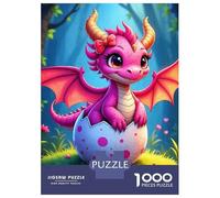 Puzzles De 1000 Pièces pour Adolescents Dragon Hatching from Egg Puzzle Adulte Jeu Manuel Défi Difficile Cadeaux pour Amis Et Famille 70x50cm/1000pcs