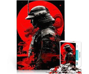 Puzzles de 1000 pièces pour Adolescents Dragon samouraï Japonais Analyse et logique Car C'est Un pour Toute la Famille 75x50cm