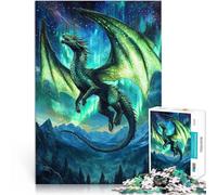 Puzzles de 1000 pièces pour Adolescents Dragon Séraphin Aurora Réduction du Stress intéressante Œuvre d'art 75x50cm
