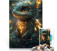 Puzzles de 1000 pièces pour Adolescents Dragonnet Lumineux Défi Difficile pour soulager Le Stress Cadeau Amusant 52x38cm