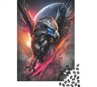 Puzzles De 1000 Pièces Pour Adolescents Eagle Fantasy Art Print-3 Puzzles Pour Adultes Vacances À La Maison Tuer Le Temps Entraîner Son Cerveau Et Ses Mains Cadeau D'anniversaire, Cadeaux De Voyage, 5