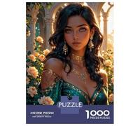 Puzzles De 1000 Pièces pour Adolescents Emerald Beauty Enchanted Jewel of The Garden Puzzle pour Adolescents - Défi Difficile - Jeu Éducatif - Amusant en Famille Et Soirée Jeux 70x50cm/1000pcs