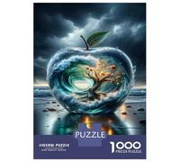 Puzzles De 1000 Pièces pour Adolescents Enchanted Apple Nature's Magic Unveiled Puzzles pour Adultes Jeux Relaxants Décoration Intérieure pour Anniversaire, Noël 52x38cm/1000pcs