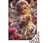 Puzzles De 1000 Pièces pour Adolescents Enchanted Garden Fantasy Artwork Puzzle pour Adultes Jeu Familial Course De Vitesse Manuelle Cadeaux Uniques pour Anniversaire Et Noël 38x26cm/1000pcs