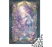 Puzzles De 1000 Pièces pour Adolescents Enchanted Unicorn Fantasy Art Print Puzzles pour Adolescents Jeux Relaxants pour S'amuser en Famille Offrez-Leur Un Cadeau 70x50cm/1000pcs