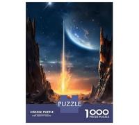 Puzzles De 1000 Pièces pour Adolescents Epic Asteroid Falling Puzzle pour Adultes, Jouets À Monter Soi-même, Amusants Et Humoristiques, pour Stimuler Le Cerveau 52x38cm/1000pcs