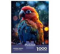 Puzzles De 1000 Pièces pour Adolescents Epic Rainy Lovebird Puzzles pour Adultes, Jouets, Décoration Murale, Cadeaux Uniques pour Femmes, Anniversaires Et Présents 52x38cm/1000pcs