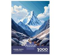 Puzzles De 1000 Pièces pour Adolescents Everest Base Camp Trek Nepal Puzzles pour Adultes : Améliore La Mémoire, Défi Éducatif, Cadeau Anti-Stress 52x38cm/1000pcs