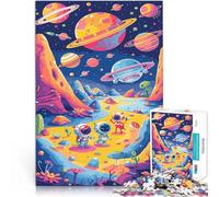 Puzzles de 1000 pièces pour Adolescents Explorateurs cosmiques Amusants et amicaux Impossible décoration Murale 75x50cm