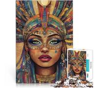 Puzzles de 1000 pièces pour Adolescents Exquise Reine égyptienne Apprentissage éducatif est idéal comme Cadeau pour Toute la Famille 75x50cm
