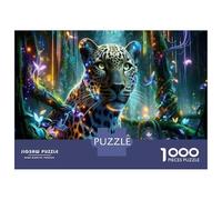 Puzzles De 1000 Pièces pour Adolescents Fantasy Amazon Jungle Leopard Puzzles pour Adolescents, Jouets À Monter Soi-même, Analyse Et Logique, Cadeau d'anniversaire Ou De Noël 52x38cm/1000pcs
