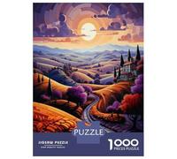 Puzzles De 1000 Pièces pour Adolescents Fantasy Landscape Art Print Puzzle pour Adultes Jeux Relaxants Décoration Intérieure Jeu Stimulant Cadeaux 70x50cm/1000pcs