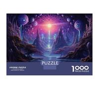 Puzzles De 1000 Pièces pour Adolescents Fantasy Landscape Art Print Puzzles pour Adolescents, Jouets À Monter Soi-même, Analyse Et Logique, Cadeau d'anniversaire Ou De Noël 52x38cm/1000pcs