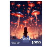 Puzzles De 1000 Pièces pour Adolescents Fantasy Mushroom Forest-2 Puzzle Jeux Relaxants Cadeau d'anniversaire Cadeaux Anti-Stress 70x50cm/1000pcs