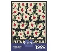 Puzzles De 1000 Pièces pour Adolescents Festa Delle Camelie Locarno Vintage Puzzles pour Adolescents Découpe De Précision Stimule Le Cerveau Cadeaux Anti-Stress 70x50cm/1000pcs