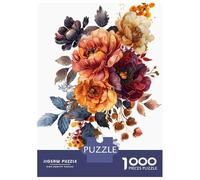 Puzzles De 1000 Pièces pour Adolescents Floral Elegance Puzzles pour Adultes, Jouets Anti-Stress, Assemblage De Motifs, Cadeaux Uniques pour Anniversaire Et Noël 70x50cm/1000pcs