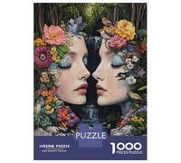 Puzzles De 1000 Pièces pour Adolescents Floral Fantasy Nature's Artistry Puzzle pour Adolescents - Défi Difficile - Jeu Éducatif - Amusant en Famille Et Soirée Jeux 52x38cm/1000pcs