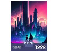 Puzzles De 1000 Pièces pour Adolescents Forest Green Baby Dragon Puzzle Adulte Jeu Manuel Défi Difficile Cadeaux pour Amis Et Famille 38x26cm/1000pcs