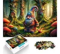 Puzzles de 1000 pièces pour Adolescents Forêt fractale des Gnomes Difficile et défi Renforcer l'amour Entre Les Couples 38x26cm
