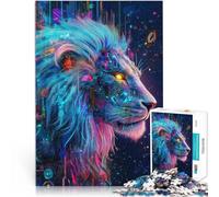 Puzzles de 1000 pièces pour Adolescents Futur Lion Jouet éducatif d'apprentissage Chaque pièce est Unique - Jeu Familial Stimulant et Amusant 75x50cm