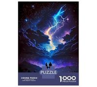 Puzzles De 1000 Pièces pour Adolescents Galactic Lightning Strike Puzzle Jeux Relaxants Une Œuvre d'art Cadeaux d'anniversaire Uniques 70x50cm/1000pcs