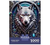 Puzzles De 1000 Pièces pour Adolescents Galactic Wolf Chronicles Puzzles pour Adultes Jeux Anti-Stress Analyse Et Logique Cadeaux d'anniversaire Uniques 52x38cm/1000pcs