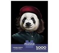 Puzzles De 1000 Pièces pour Adolescents Giant Panda Che Guevara Puzzle pour Adultes Jeux Amusants Décoration Murale Cadeaux Uniques pour Anniversaire Et Noël 70x50cm/1000pcs