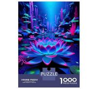 Puzzles De 1000 Pièces pour Adolescents Glowing Neon Coral Reef Puzzle pour Adolescents, Activités Familiales pour Anniversaire, Noël Et Cadeaux Uniques 52x38cm/1000pcs