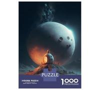 Puzzles De 1000 Pièces pour Adolescents Go to The Moon Puzzle pour Adultes Relax Games Hand Speed Race Offre Cadeaux pour Toute La Famille 52x38cm/1000pcs
