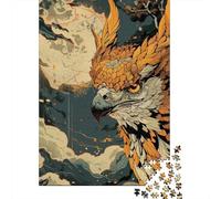 Puzzles De 1000 Pièces pour Adolescents Golden Eagle Art Print-1 Puzzles pour Adolescents Jeux Relaxants pour S'amuser en Famille Offrez-Leur Un Cadeau 38x26cm/1000pcs