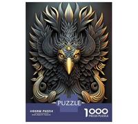 Puzzles De 1000 Pièces pour Adolescents Golden King Phoenix Puzzle Adulte Jeu Manuel Cadeaux pour Femmes pour Anniversaire, Noël 70x50cm/1000pcs
