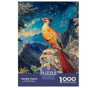 Puzzles De 1000 Pièces Pour Adolescents Golden Pheasant Under Stars Puzzles Pour Adultes Vacances À La Maison Tuer Le Temps Entraîner Son Cerveau Et Ses Mains Cadeau D'anniversaire, Cadeaux De Voyage,