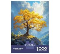 Puzzles De 1000 Pièces pour Adolescents Golden Tree Landscape Puzzle pour Adolescents Améliore La Mémoire Stimulant À Compléter Apprentissage Jouets Éducatifs 38x26cm/1000pcs