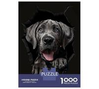 Puzzles De 1000 Pièces pour Adolescents Great Dane Casse-têtes pour Adultes, Jeu De Réflexion, Difficile, Amusant, Activités À La Maison 52x38cm/1000pcs