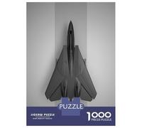 Puzzles De 1000 Pièces pour Adolescents Grumman F14 Tomcat Puzzle Jeux De Famille Décoration Intérieure Cadeaux d'anniversaire Uniques 38x26cm/1000pcs